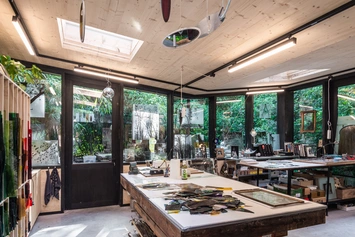 Project voor glas-in-lood kunstenares Pia Burrick